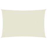 ZNTS Sunshade Sail Oxford Fabric Rectangular 2.5x5 m Cream 135209