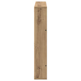 Magazine Rack 2 pcs Artisan Oak 80 x 12 x 70 cm Engineered Wood 890851