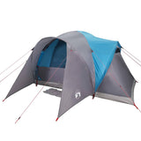 Family Tent Dome 6-Person Blue Waterproof 4009462