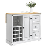 Kitchen Storage White and Honey Wax 112 x 70 x 91.5 cm 42033379