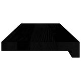 Window Sills 2 pcs Brown Black 70x20x2 cm Solid Wood Oak 4009173