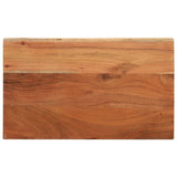 Table Top 60x40x3.8 cm Rectangular Solid Wood Acacia 370969