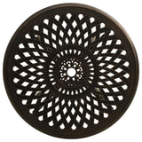 Garden Table Bronze 78x78x72 cm Cast Aluminium 315582