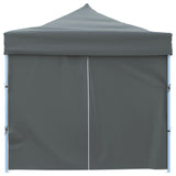 Folding Pop-up Party Tent with 8 Sidewalls 870x291x315 cm Anthracite 44982
