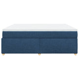 Box Spring Bed with Mattress Blue 180x200 cm Fabric 3285400