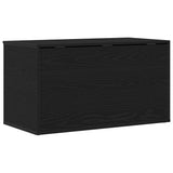 Storage Box Black Oak 84 x 42 x 46 cm Engineered Wood 862633