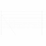 Field Fence Silver 100 x 1 m Galvanised steel 42005862