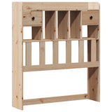 Bookcase Bed without Mattress 90x190 cm Single Solid Wood Pine 3323977