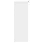 Shoe Cabinet White 59x35x100.5 cm Engineered Wood 811439