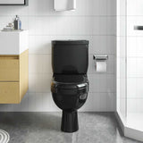 Toilet With Cistern Black 240550