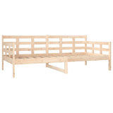 Day Bed Natural Pine Solid Pine Wood Single size 820367