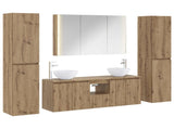 Bathroom Furniture Set 6 pcs Artisan Oak 3407222