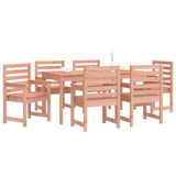 7 Piece Garden Dining Set Solid Wood Douglas 3154718