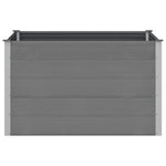 Garden Raised Bed WPC 150x100x91 cm Grey 43610