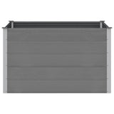 Garden Raised Bed WPC 150x100x91 cm Grey 43610