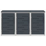 Wheelie Bin Storage Anthracite 207 x 77.5 x 112.5 cm 3422241