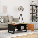Coffee Table 80x50x40 cm Solid Wood Reclaimed&Engineered Wood 350634