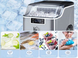 3.2L Compact Ice Machine, with LCD Screen and Accessories - Silver-Tone T3398P344441