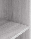 Aquarium Stand Grey Sonoma 60x30x60 cm Engineered Wood 833573