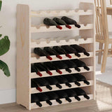 Wine Rack 67.5x25x87 cm Solid Wood Pine 4007559