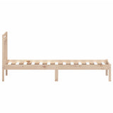 3100579 Bed Frame without Mattress Solid Wood 100x200 cm