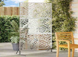 Privacy Screen Grey 100 x 50 x 180 cm Steel 868561