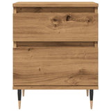 ZNTS Bedside Cabinet Artisan Oak 40x35x50 cm Engineered Wood 857398