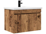 Bathroom Vanity Unit with Tap Old Wood 61 x 40 x 74.5 cm 889543