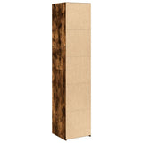 Highboard Smoked Oak 40x41x185 cm Engineered Wood 3281670