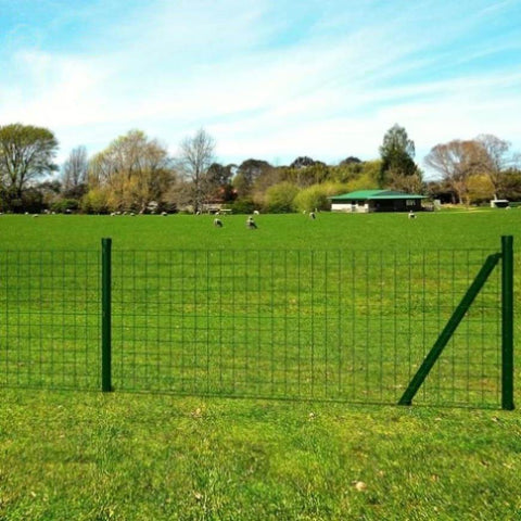 Euro Fence Steel 10x1.5 m Green 140567