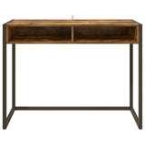 Desk Smoke Oak Engineered Wood 100 x 50 x 75 cm 886476