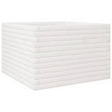 Garden Planter White 70x70x45.5 cm Solid Wood Pine 847254