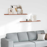 Wall Shelf with Shelf 2 pcs Red 115 x 9 x 3 cm Engineered Wood 42020005
