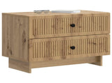 Bedside Cabinet Artisan Oak 62 x 34.5 x 47.5 cm Engineered Wood 893864