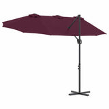 Umbrella Bordeaux Red 372 x 198 x 243 cm 42003381