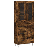 Highboard Smoked Oak 69.5x34x180 cm Engineered Wood 3198438