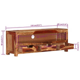 TV Cabinet 110x30x40 cm Solid Wood Acacia 339508
