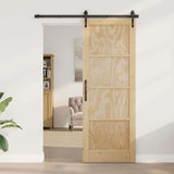 Interior Door ORKDAL Brown 78 x 211 cm Plywood 4102661