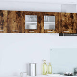 Hanging Cabinet with Door Smoked Oak and White 80 x 31 x 40 cm 884234