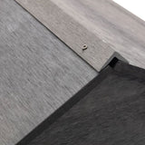 Lawn Mower Garage Grey 80x80x70 cm WPC 149036