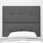 ZNTS LED Headboard Dark Grey 80 cm Fabric 3338385