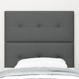 ZNTS LED Headboard Dark Grey 80 cm Fabric 3338385