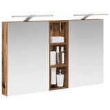 Bathroom Cabinet Set 3 pcs 100 x 10.5 x 60.5 cm Engineered wood 3403710