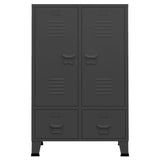 Industrial Wardrobe Anthracite 67x35x107 cm Steel 339612
