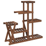 Flower Stand 95x25x96 cm Solid Wood Fir 362879