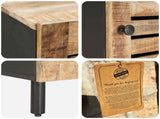 Storage Cabinets Natural 40 x 33 x 110 cm Solid Mango Wood 4018873