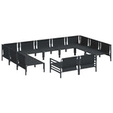 Garden Sofa Set Anthracite Steel 3379024