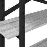 Bookshelf Grey Sonoma 100 x 33.5 x 140 cm Engineered Wood 883943