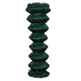 Chain Link Fence Steel 1,25x15 m Green 140345