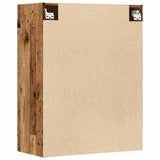Hanging Wall Cabinet Old Wood 69.5x34x90 cm 857043